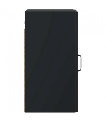vidaXL Bathroom Wall Cabinet HOORN Black 30 x 31 x 59 cm