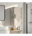 vidaXL Bathroom Wall Cabinet HOORN Concrete Grey 30 x 31 x 59 cm
