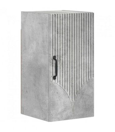 vidaXL Bathroom Wall Cabinet HOORN Concrete Grey 30 x 31 x 59 cm