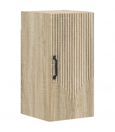 vidaXL Bathroom Wall Cabinet HOORN Sonoma Oak 30 x 31 x 59 cm
