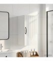 vidaXL Bathroom Wall Cabinet HOORN High Gloss White 30 x 31 x 59 cm