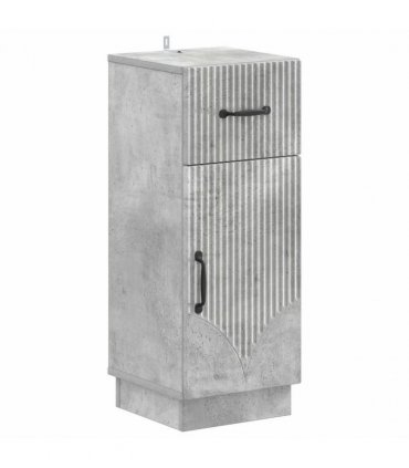 vidaXL Bathroom Storage Cainet HOORN Concrete Grey 30 x 31 x 77 cm