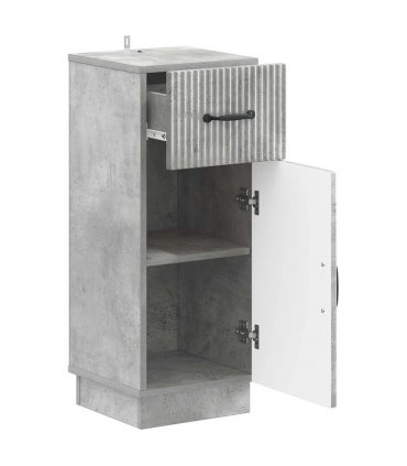 vidaXL Bathroom Storage Cainet HOORN Concrete Grey 30 x 31 x 77 cm