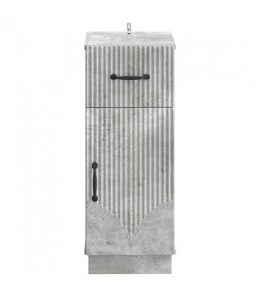 vidaXL Bathroom Storage Cainet HOORN Concrete Grey 30 x 31 x 77 cm