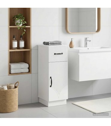 vidaXL Bathroom Storage Cainet HOORN White 30 x 31 x 77 cm