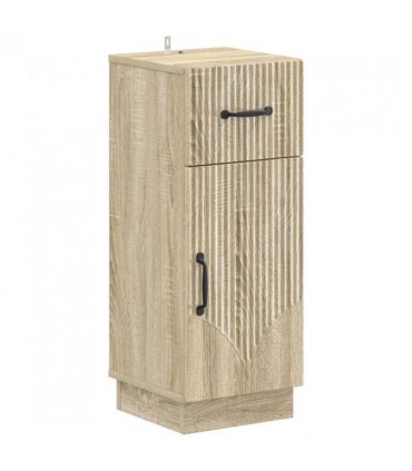 vidaXL Bathroom Storage Cainet HOORN Sonoma Oak 30 x 31 x 77 cm