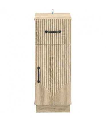 vidaXL Bathroom Storage Cainet HOORN Sonoma Oak 30 x 31 x 77 cm