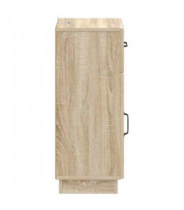 vidaXL Bathroom Storage Cainet HOORN Sonoma Oak 30 x 31 x 77 cm