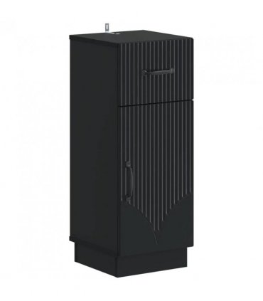 vidaXL Bathroom Storage Cainet HOORN Black 30 x 31 x 77 cm