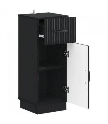 vidaXL Bathroom Storage Cainet HOORN Black 30 x 31 x 77 cm