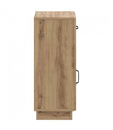 vidaXL Bathroom Storage Cainet HOORN Artisan Oak 30 x 31 x 77 cm