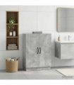 vidaXL Bathroom Storage Cainet HOORN Concrete Grey 59.5 x 31 x 77 cm