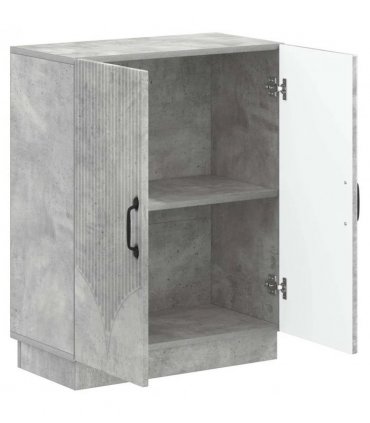 vidaXL Bathroom Storage Cainet HOORN Concrete Grey 59.5 x 31 x 77 cm