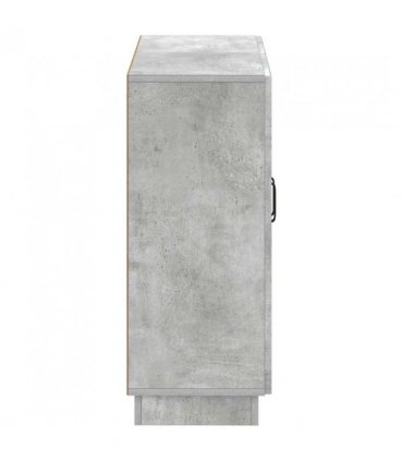 vidaXL Bathroom Storage Cainet HOORN Concrete Grey 59.5 x 31 x 77 cm