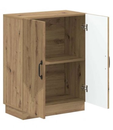 vidaXL Bathroom Storage Cainet HOORN Artisan Oak 59.5 x 31 x 77 cm