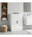 vidaXL Bathroom Storage Cainet HOORN High Gloss White