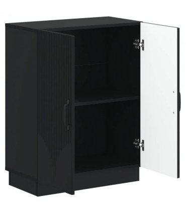 vidaXL Bathroom Storage Cainet HOORN Black 59.5 x 31 x 77 cm