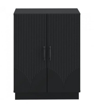 vidaXL Bathroom Storage Cainet HOORN Black 59.5 x 31 x 77 cm