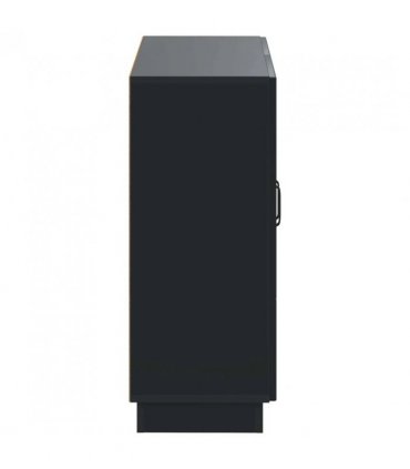 vidaXL Bathroom Storage Cainet HOORN Black 59.5 x 31 x 77 cm