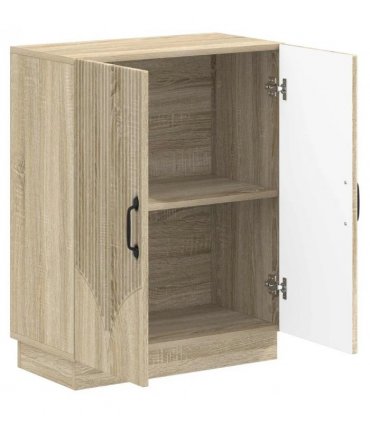 vidaXL Bathroom Storage Cainet HOORN Sonoma Oak 59.5 x 31 x 77 cm