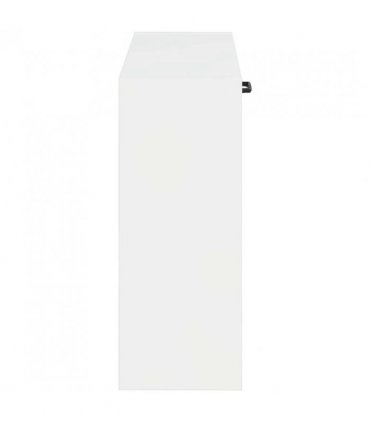vidaXL Wall-Mounted Shoe Cabinet HOORN 71 x 17 x 43 cm Engineered Wood — Colour: High gloss white