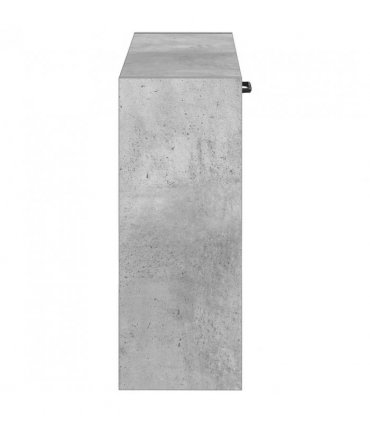 vidaXL Wall-Mounted Shoe Cabinet HOORN 71 x 17 x 43 cm Engineered Wood — Colour: Concrete grey