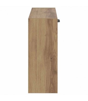 vidaXL Wall-Mounted Shoe Cabinet HOORN 71 x 17 x 43 cm Engineered Wood — Colour: Artisan oak
