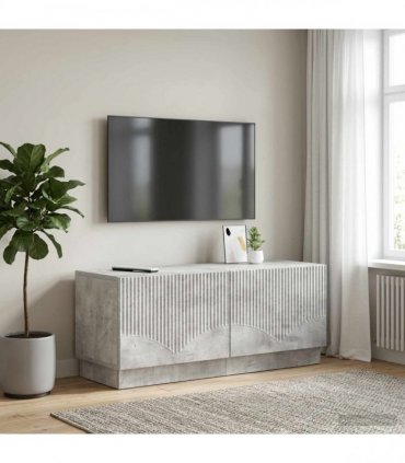 vidaXL TV Cabinet Concrete Grey Engineered Wood — V0672276573