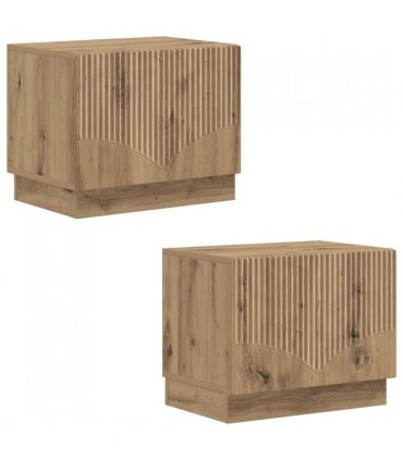 vidaXL TV Cabinet Artisan Oak Engineered Wood — V0672276578
