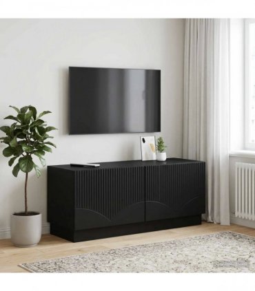 vidaXL TV Cabinet Black Engineered Wood — V0672276579