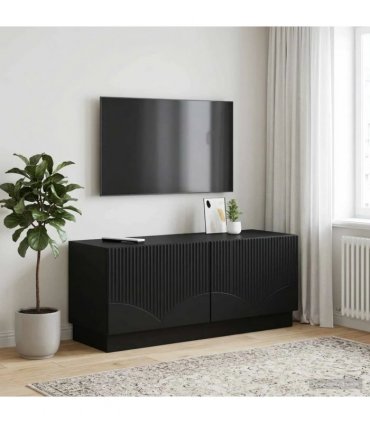 vidaXL TV Cabinet Black Engineered Wood — V0672276579
