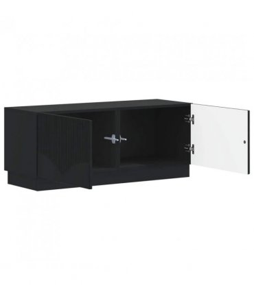 vidaXL TV Cabinet Black Engineered Wood — V0672276579