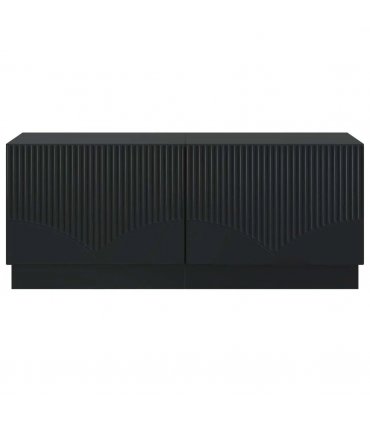 vidaXL TV Cabinet Black Engineered Wood — V0672276579