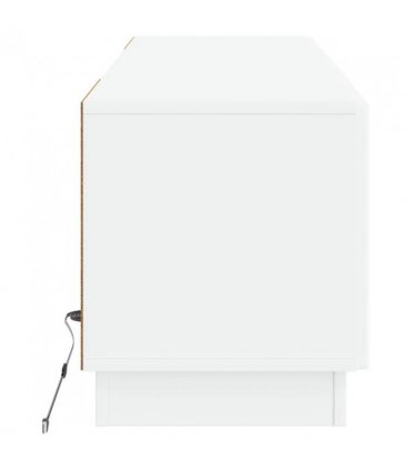 vidaXL LED TV Cabinet High Gloss White Engineered Wood — V0672276582