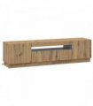 vidaXL LED TV Cabinet Artisan Oak Engineered Wood — V0672276584