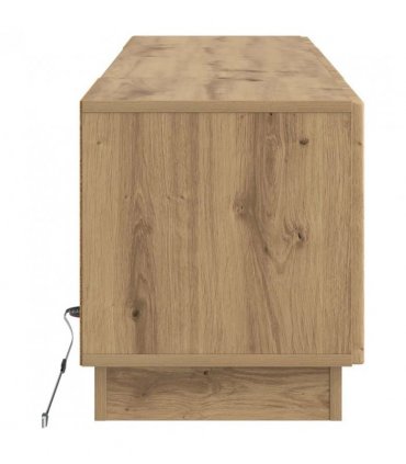 vidaXL LED TV Cabinet Artisan Oak Engineered Wood — V0672276584