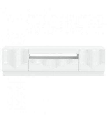 vidaXL LED TV Cabinet White Engineered Wood — V0672276586