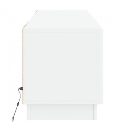 vidaXL LED TV Cabinet White Engineered Wood — V0672276586