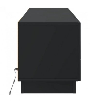 vidaXL LED TV Cabinet Black Engineered Wood — V0672276587