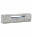 vidaXL LED TV Cabinet Concrete Grey Engineered Wood — V0672276588