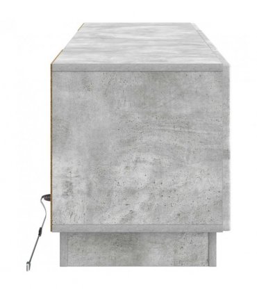vidaXL LED TV Cabinet Concrete Grey Engineered Wood — V0672276588