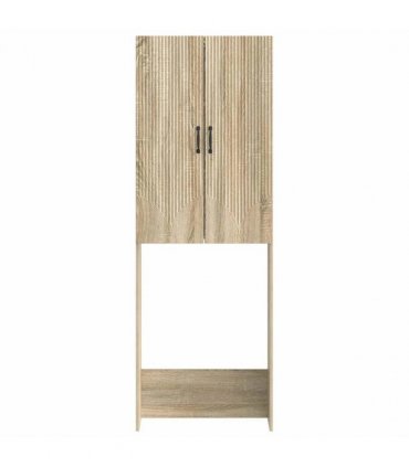 vidaXL Toilet Cabinet HOORN Sonoma Oak 66 x 25.5 x 190 cm