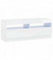 vidaXL LED TV Cabinet High Gloss White Engineered Wood — V0672276600