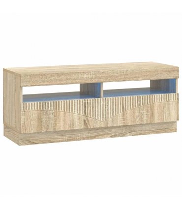 vidaXL LED TV Cabinet Sonoma Oak Engineered Wood — V0672276602