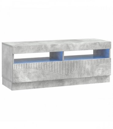 vidaXL LED TV Cabinet Concrete Grey Engineered Wood — V0672276605