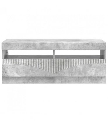 vidaXL LED TV Cabinet Concrete Grey Engineered Wood — V0672276605
