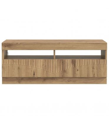 vidaXL LED TV Cabinet Artisan Oak Engineered Wood — V0672276606