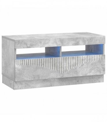vidaXL LED TV Cabinet Concrete Grey Engineered Wood — V0672276611