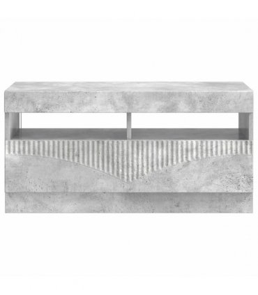 vidaXL LED TV Cabinet Concrete Grey Engineered Wood — V0672276611
