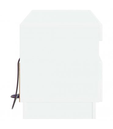 vidaXL LED TV Cabinet White Engineered Wood — V0672276613